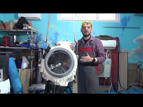 Видео: Замена подшипников в стиральной машине Индезит с неразборным баком. (Курс видео №10)