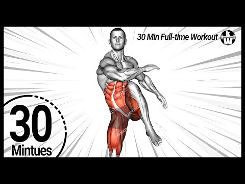 Видео: 30-минутная кардиотренировка стоя! Эффективнее, чем 3-часовая пробежка.