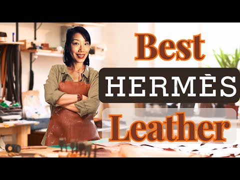 Видео: Знакомство с изделиями из кожи Hermes: что их отличает? #togo #epsom #leather #exotic #swift #chevre