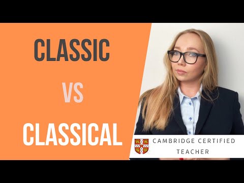 Видео: Разница между Classic VS Classical