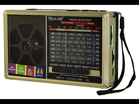 Видео: РАДИОПРИЁМНИК golon rx bt 6666