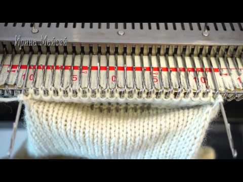 Видео: Накладной карман на вязальной машине