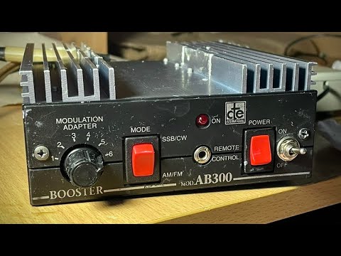 Видео: Усилитель Си-Би. BOOSTER AB300