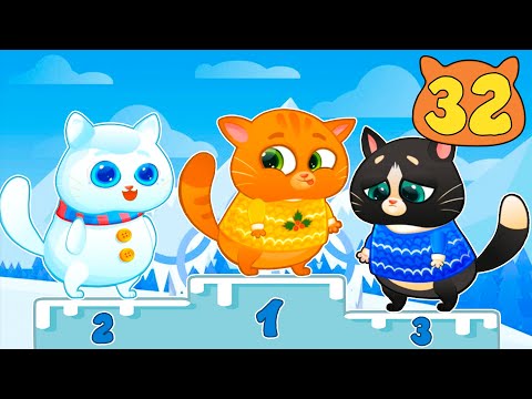 Видео: Суровый КОТИК БУБУ №32. Зимнее соревнование. МУЛЬТФИЛЬМ про котят на канале Хвостик ТВ