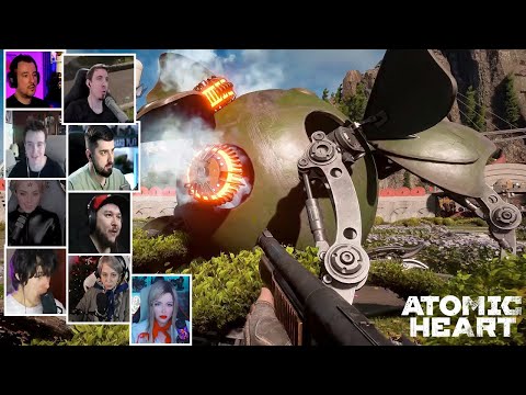 Видео: Реакция Летсплейщиков на Ежиху в Atomic Heart