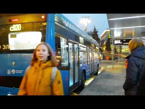 Видео: "Движение транспорта" Автобусы в центре Москвы(1я часть)