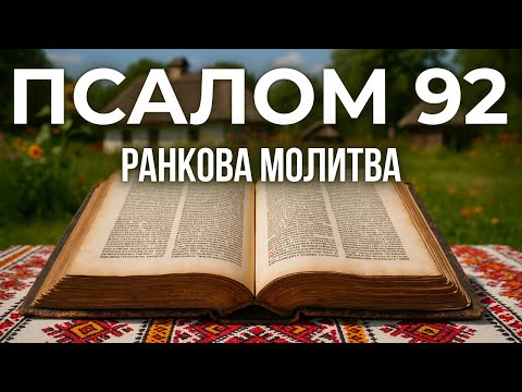 Видео: 14 ВЕРЕСНЯ ПСАЛОМ 92 (91) | Молитва, що зміцнює душу і серце: слухай щодня