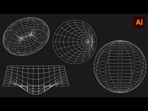 Видео: Как создать 3D-каркасную графику в Adobe Illustrator