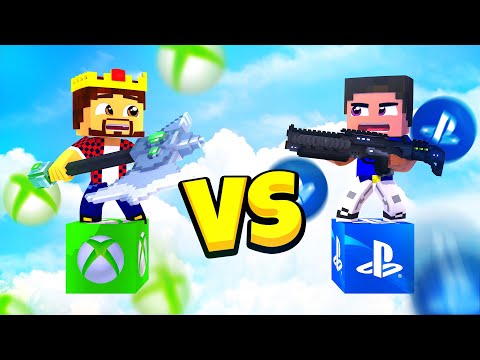 Видео: БИТВА НА ОДНОМ ЛАКИ БЛОКЕ С ВЛАДУСОМ! PLAY STATION VS XBOX! МАЙНКРАФТ