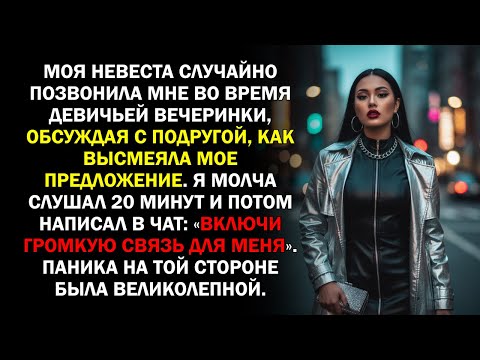 Видео: Моя невеста случайно позвонила мне во время девичьей вечеринки, обсуждая с подругой, как высмеяла...