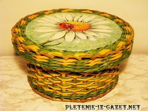 Видео: ▬► Декупаж на плетёных изделиях. Часть 2. Promo