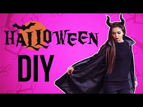 Видео: Бюджетный образ на Хэллоуин / DIY рога и посох / Макияж Малефисенты 🐞 Afinka