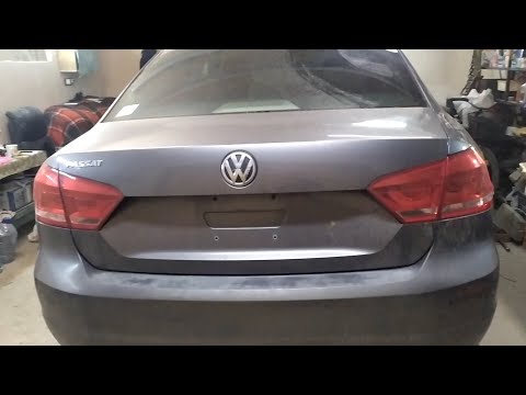 Видео: Volkswagen Passat из США. кузовной ремонт.