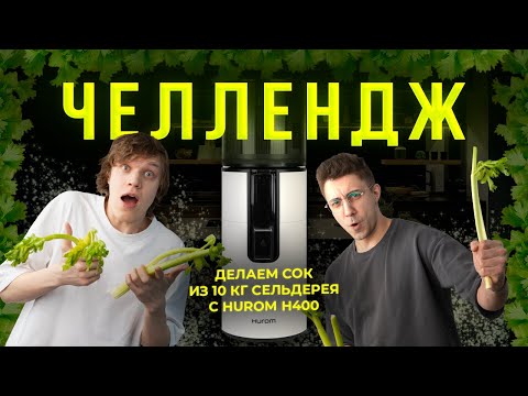 Видео: Выжимаем ВСЕ СОКИ из сельдерея🌿10 кг сельдерея VS Hurom H400! 😱 Выдержит ли корейская соковыжималка?