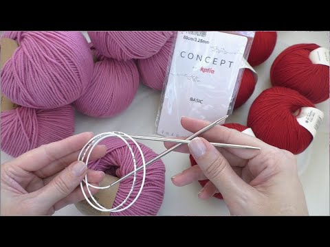 Видео: Очень красивые оттенки пряжи! Новые спицы с белой леской от ADDI.  Ярн21.ру.