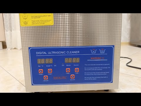 Видео: Ультразвуковая ванна ULTRASONIC JPS-20A 120W Нагрев 100W