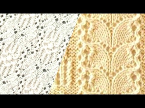 Видео: Необычные узоры спицами. Unusual knitting patterns.