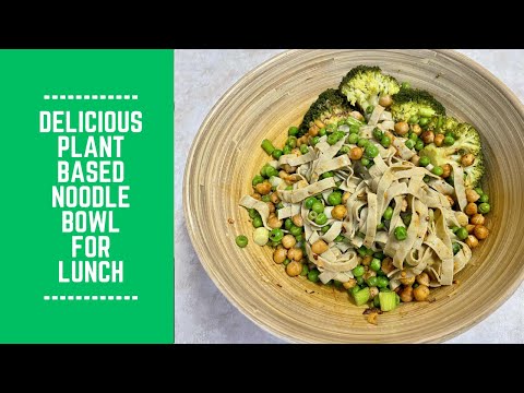 Видео: Вкусная миска лапши на растительной основе на обед