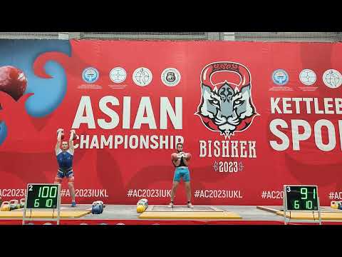 Видео: Маликов &  Друца. Толчок. чемпионат Азии 2023, Бишкек