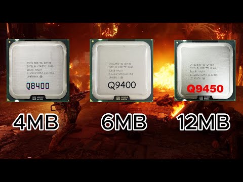 Видео: Q8400 vs Q9400 vs Q9450 (А нужны ли эти 12мб кэша?)