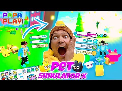 Видео: КРУТО прокачался в Pet Simulator X!