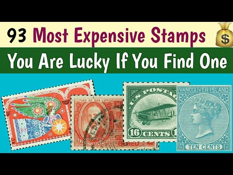 Видео: Самые дорогие марки в мире Les Timbres Poste — вам повезет, если вы найдете одну из них