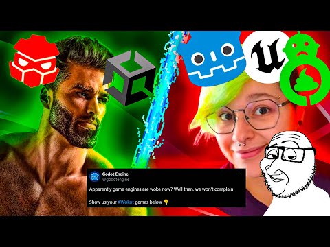 Видео: Повестка добралась и до игровых движков | Godot и Unreal Engine в центре драмы!