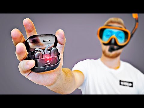 Видео: Эти Наушники Работают Даже под Водой! Sony P900