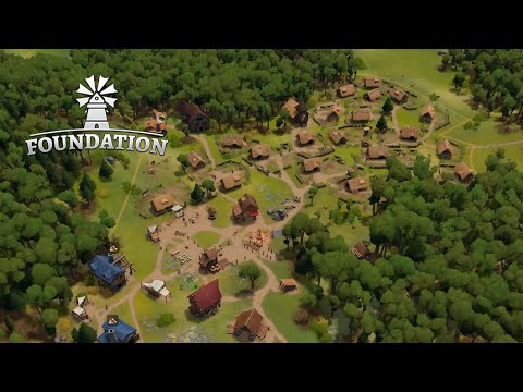 Видео: Строим поселение в Foundation | Запись стрима #1