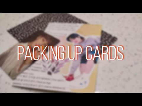 Видео: ☆как упаковывать и отправлять карты | k-pop photocards