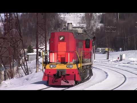 Видео: Тепловоз ТЭМ18ДМ-1427 на манёврах