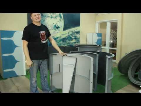 Видео: Форма КС10-9 для производства колодезных колец - демострация, разборка вручную