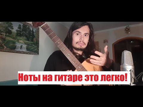 Видео: Как очень просто выучить ноты на гитаре!