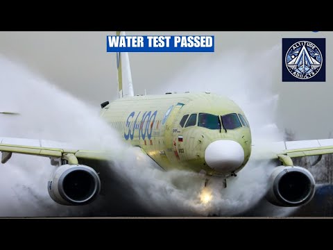 Видео: Новый двигатель PD-8 для SJ-100 Superjet прошёл испытания на воде
