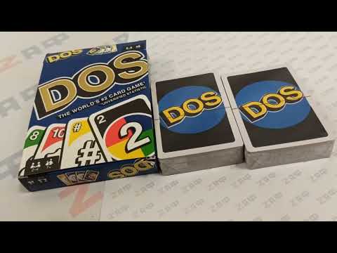 Видео: Настольная игра DOS (ДОС) от UNO FRM36 6987596450140, 108 карт, код товара 10718