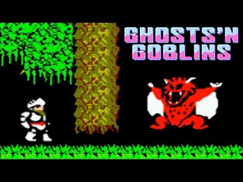 Видео: Ghosts 'n Goblins / Ghostly Village / Makaimura прохождение (NES, Famicom, Dendy)