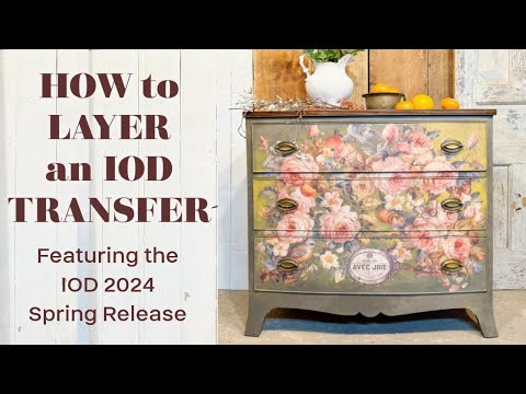 Видео: КАК НАКЛАДЫВАТЬ И РАЗРЕЗАТЬ ПЕРЕНОСЫ:: с переводом JOIE DE ROSES из весеннего выпуска IOD 2024 года