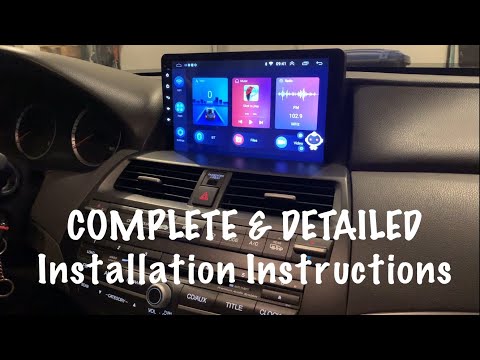 Видео: Видео по установке обновления Android Stereo для Honda Accord 2008–2012 годов с помощью CarPlay