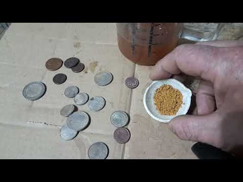 Видео: Так ЭКСПРОМТ, пробовал новую смывку золота приготовить.