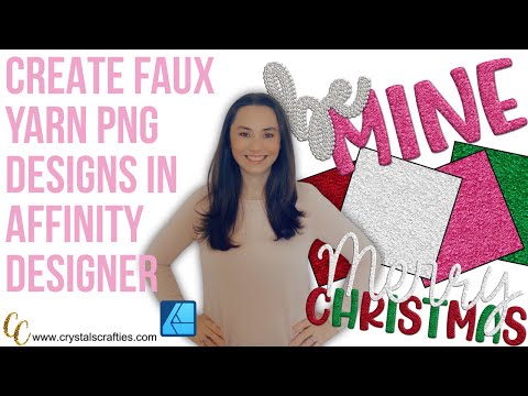 Видео: Узнайте, как создавать PNG-дизайны из искусственной пряжи в Affinity Designer 2