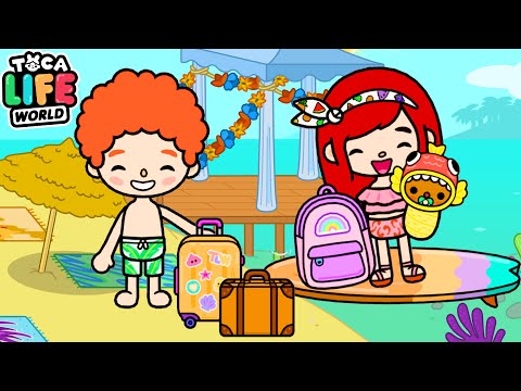 Видео: МОЙ ПЕРВЫЙ ОТПУСК С МАЛЫШОМ! Toca Boca Life World