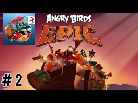 Видео: Летсплей по Angry Birds Epic #2. Встреча с Матильдой.