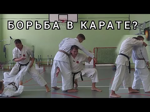 Видео: ЕСТЬ ЛИ БОРЬБА В КАРАТЕ?