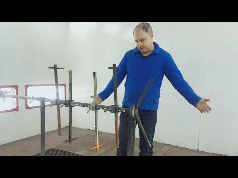 Видео: Стойка для окраски элементов, строение и использование