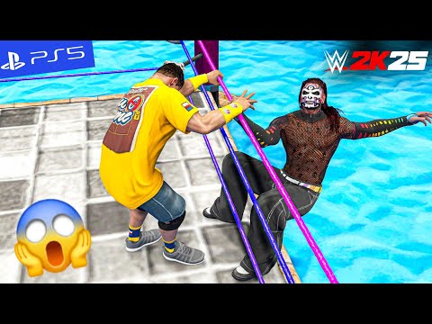 Видео: WWE 2K25 — Промокли, затопили, выжили: Water Royal Rumble Carnage | PS5" [4K60]