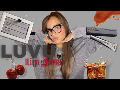 Видео: Unpacking блесков от LUVU COSMETICS 🩶.         #косметика #luvu #lipgloss