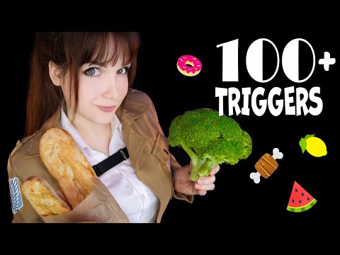 Видео: ASMR 🥦 100+ TRIGGERS FOOD in 11 MINUTES 🍗🍏 АСМР 100+ ТРИГГЕРОВ ЕДЫ за 11 МИНУТ 🥩🧄 [Eating/Mukbang]