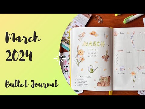 Видео: BuJo на март 2024 - plan with me