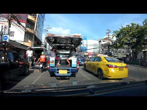 Видео: Паттайя - По центральным улицам Паттайи на машине - Таиланд 2018
