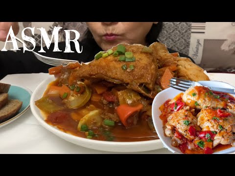 Видео: ASMR | КУРИНЫЕ БЁДРА С ГРИБАМИ 🍄 / с овощами 🌶🥕 Мара Апа | chicken thighs